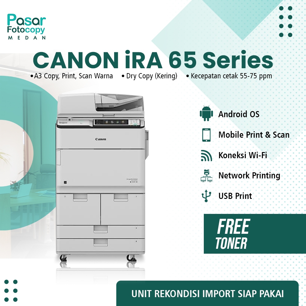 Canon iRA 6575 Mesin Fotocopy READY STOCK