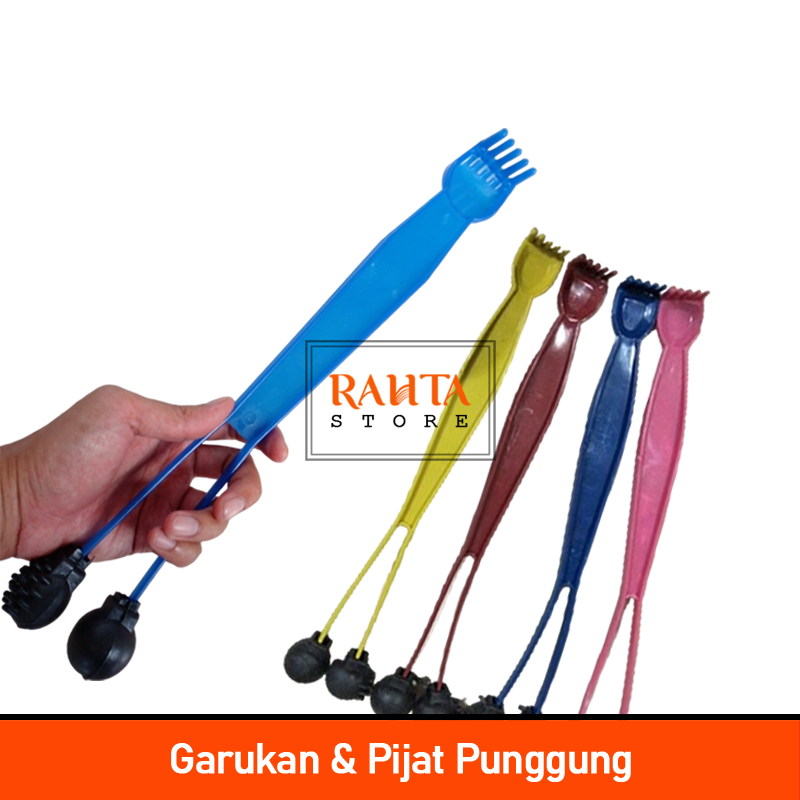 RGP07- Garukan  Punggung Plastik /Penggaruk Punggung /Bola Pijat Punggung
