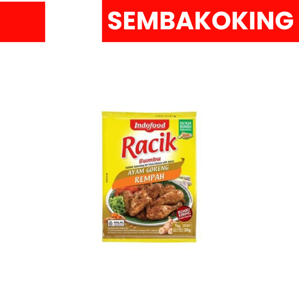 

BUMBU RACIK AYAM GORENG REMPAH 30GR BUMBU INSTAN INDOFOOD