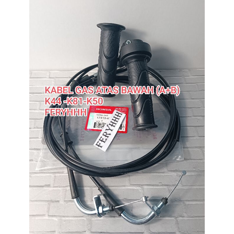 paket kabel gas + rumah + handgrip  gasbeat pop / beat esp / scoopy esp / scoopy donat / vario 110 e