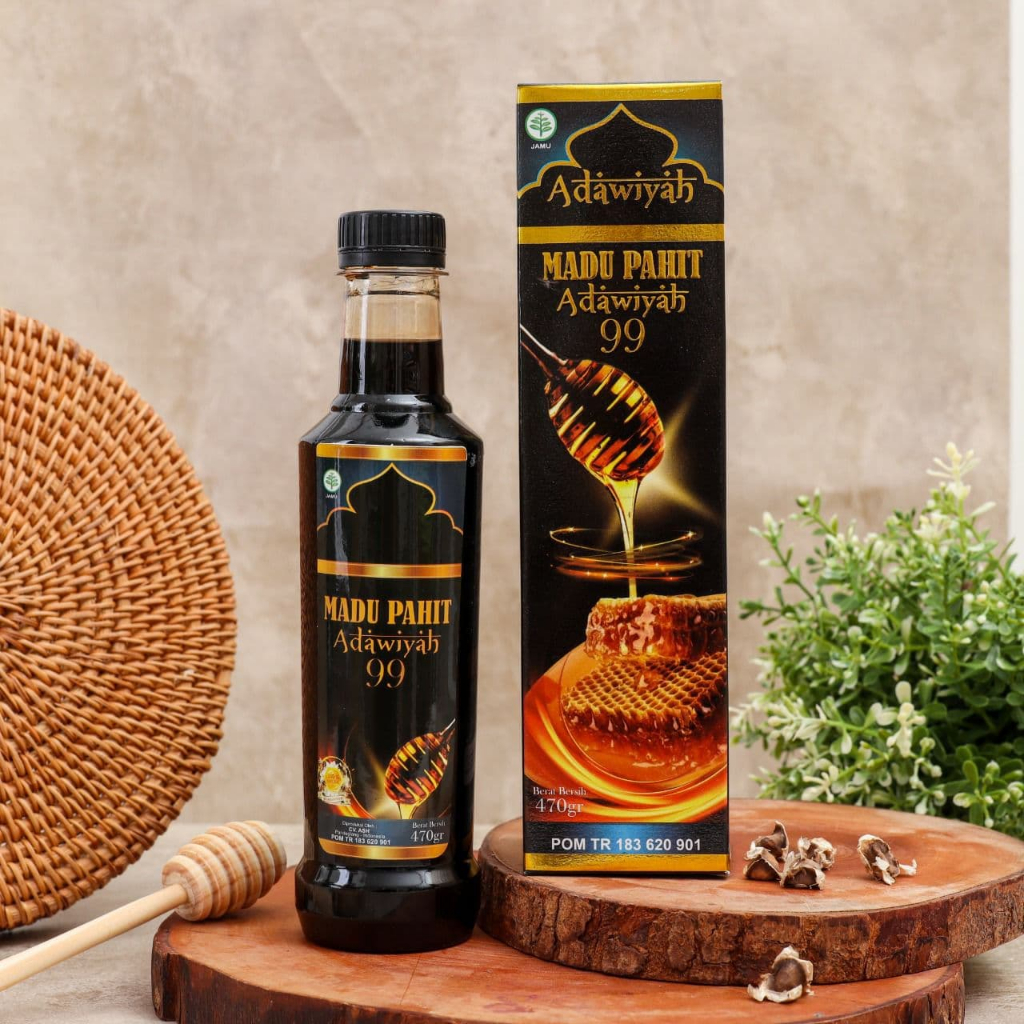 

Madu Pahit Adawiyah Murni Tanpa Campuran Hitam Pahit Plus Propolis Naturafit Obat Diabetes