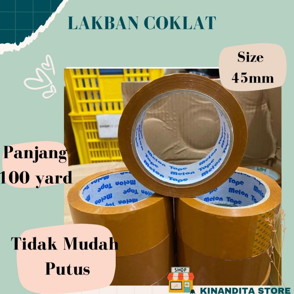 

Lakban Coklat / Davis Lakban Coklat 2 Inch x 100 Yard Super Lengket