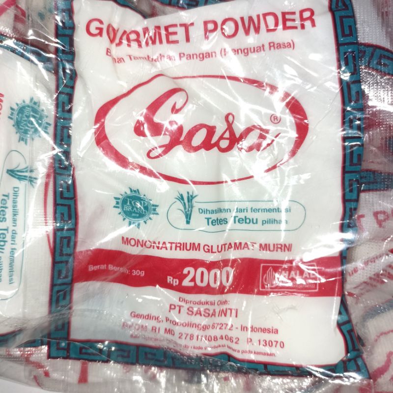 

Sasa Micin MSG Penyedap Rasa 2000 an 1 Pack isi 20 Sachet 1PAK BESAR