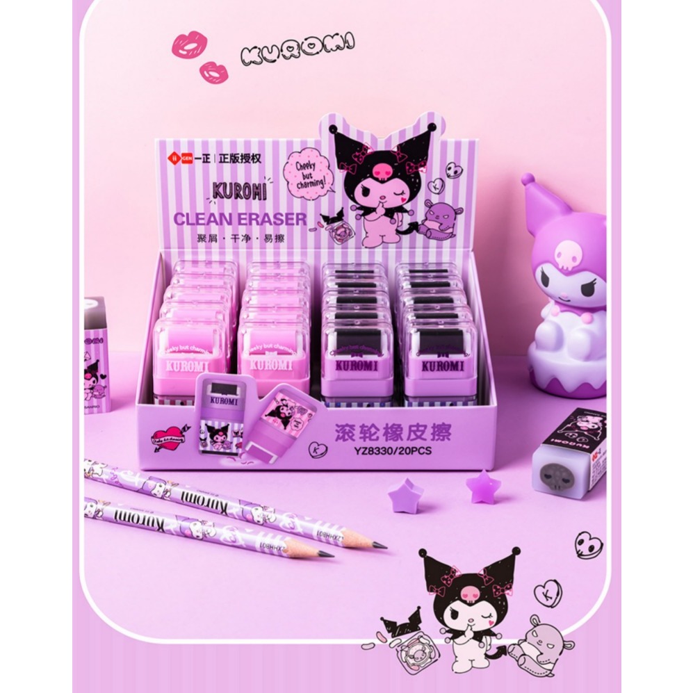 

LUCKY CAT - PENGHAPUS ROL PEMBERSIH SANRIO | PENGHAPUS PENSIL LUCU | KUROMI | MELODY | CINAMORROL | CLEAN ERASER | PENCIL ERASER | PERALATAN TULIS | PERLENGKAPAN TULIS | ATK | STATIONERY | ALAT TULIS SEKOLAH | PERALATAN TULIS SEKOLAH | PENGHAPUS BUKU LUCU