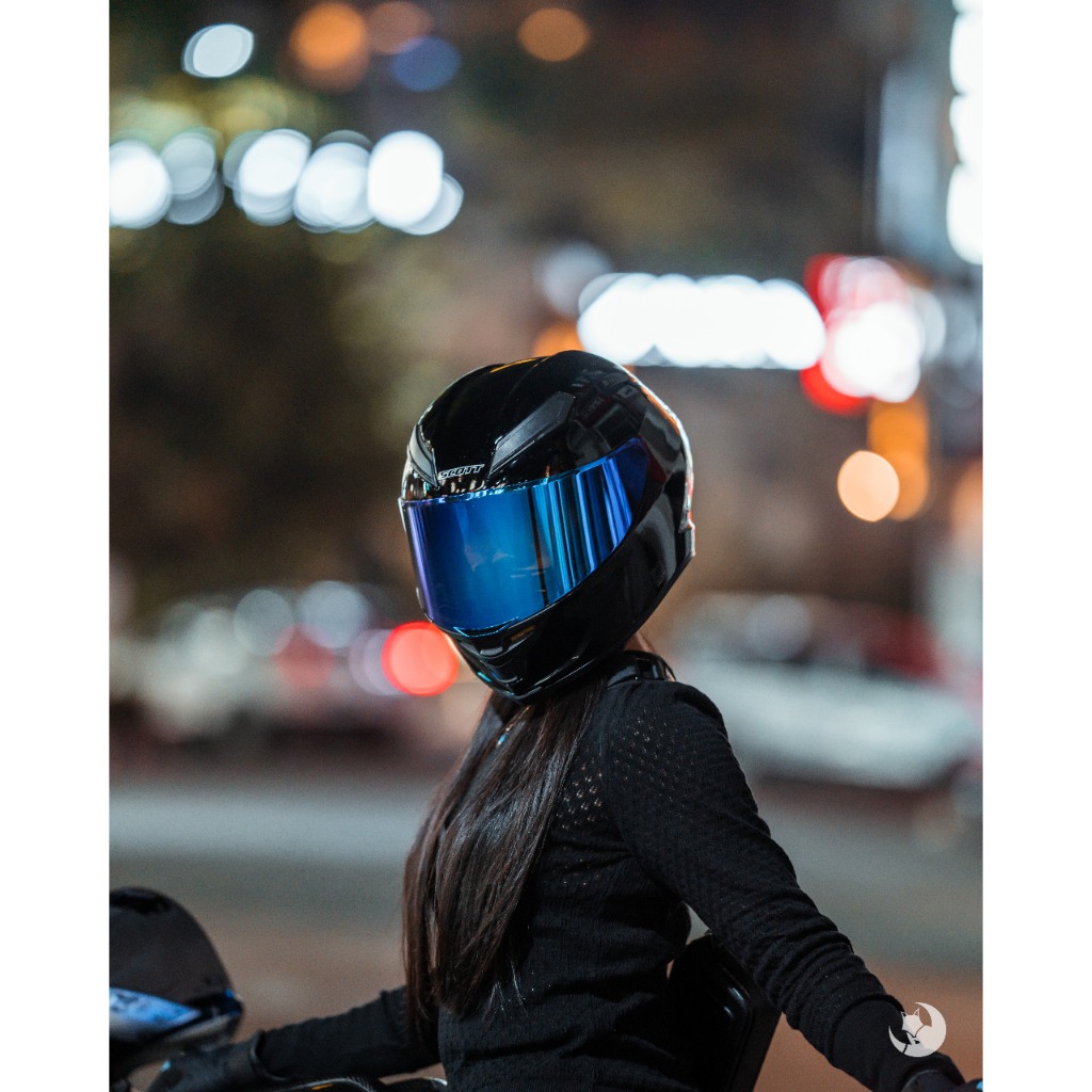 Helm Scott RX 8 PISTA / Helm Full Face Paket Ganteng Ala-Ala Free Busa Helm