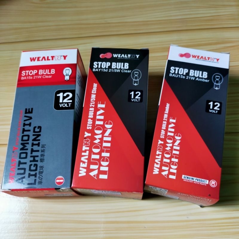 Bohlam Dop lampu Retting Sein Stop Atret 12v Wealthy Original