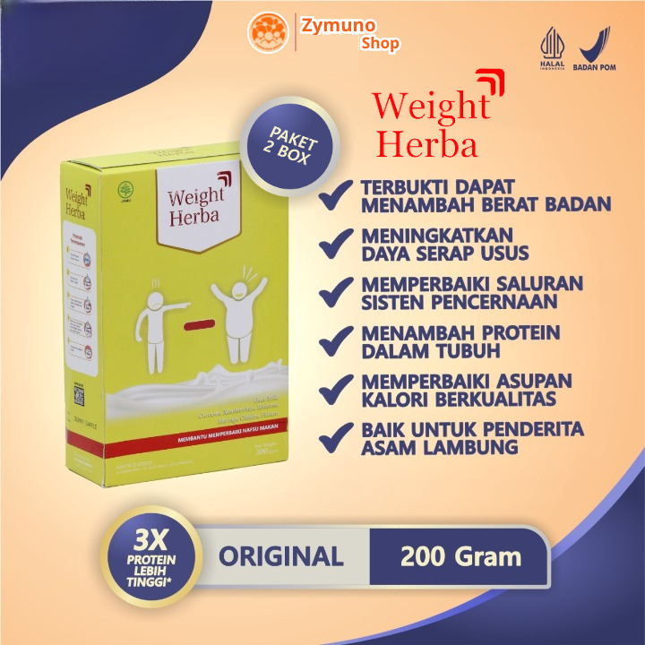 

Weight Herba Paket 2 Susu Kambing Penggemuk Badan Penambah Berat Badan Pria Wanita