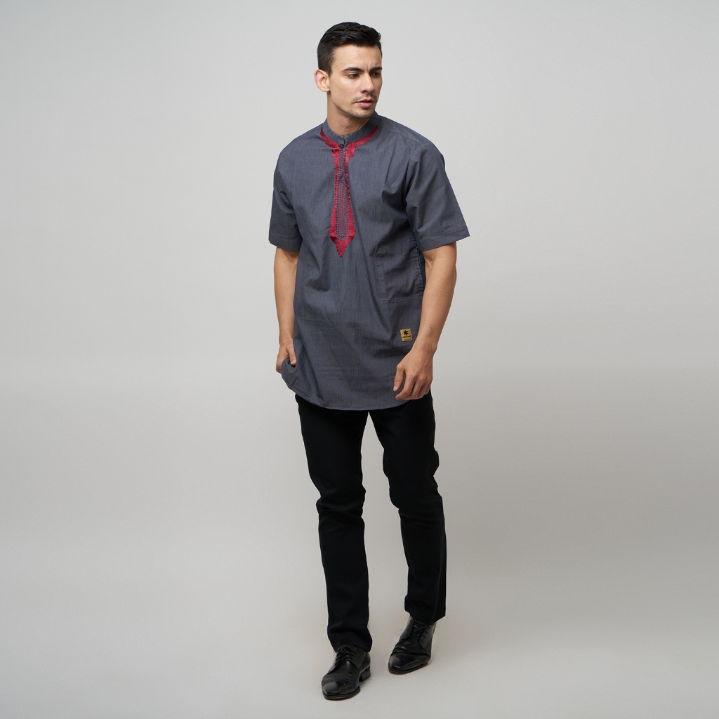 baju koko pendek kurta preview itang yunasz  | 207 | baju muslim pria | koko2022 | baju muslim | kok