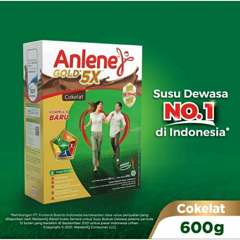 

Anlene Gold Coklat 5X 600gr