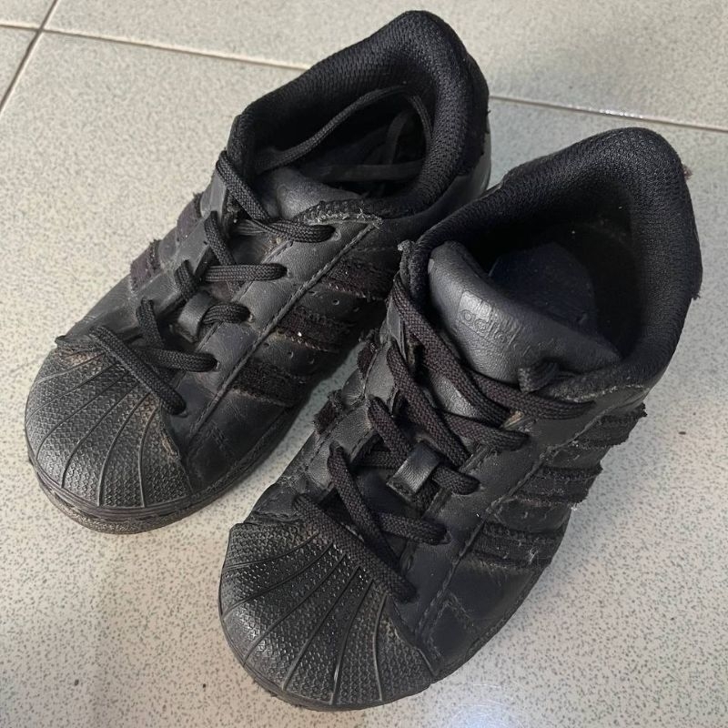 Sepatu Adidas Kids Original / Anak warna hitam size 28 | Preloved / Bekas like new