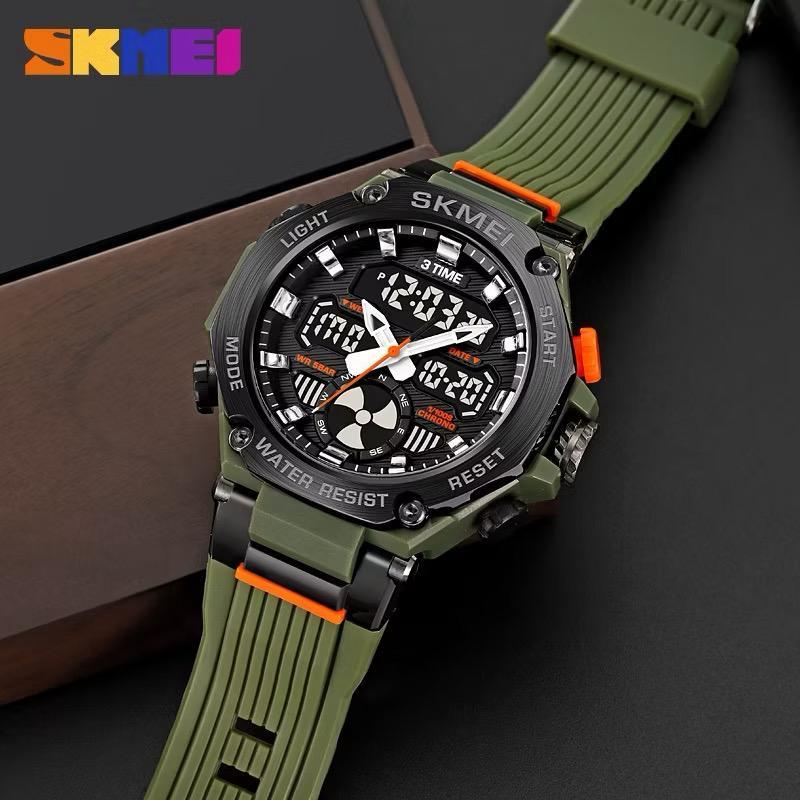 JAM TANGAN PRIA DUAL TIME SPORT SKMEI 2223 ORIGINAL WATERESISTAN/JAM TANGAN SKMEI RUBBER STRAP/