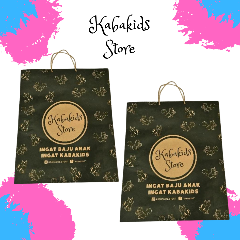 

Tas Paper Bag 36 cm × 29 cm Paperbag Gift - Kabakids Store