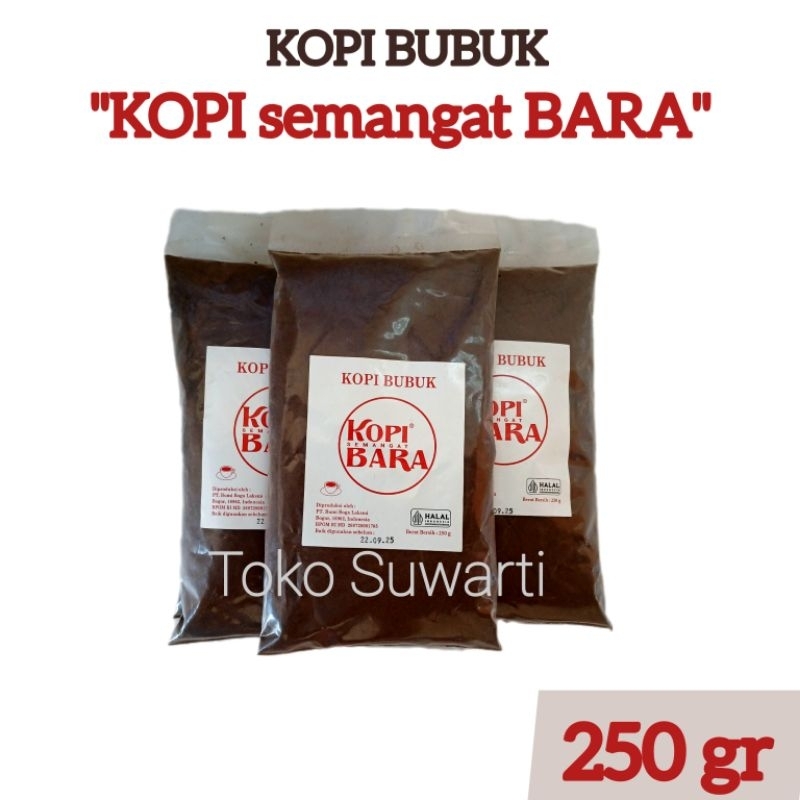 

Kopi Bubuk Semangat Bara 250 gr