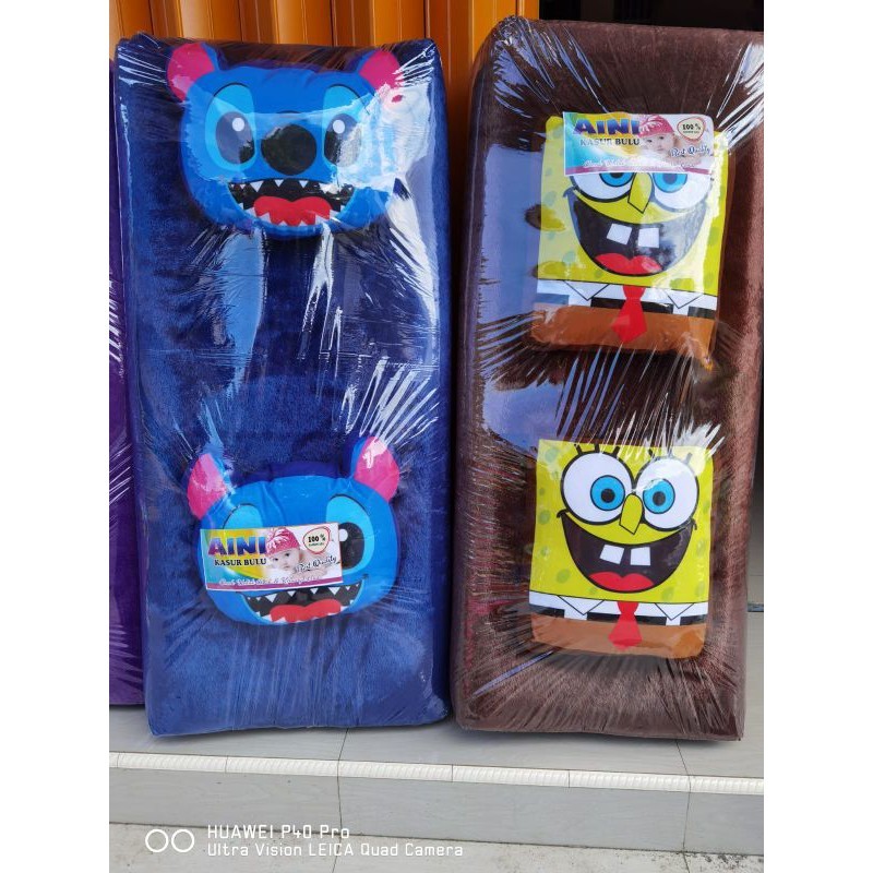 KASUR KARAKTER BULU RASFUR / KASUR SURPET BULU KARAKTER UKURAN 120*180CM TEBAL 5CM