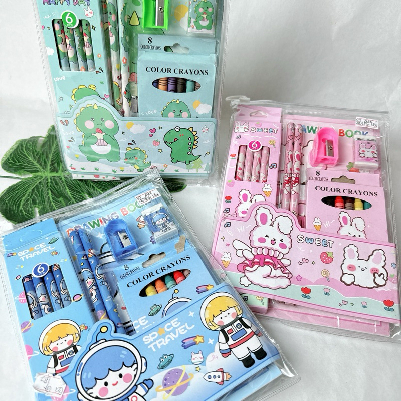 

stationary set alat tulis + pensil / atk set anak