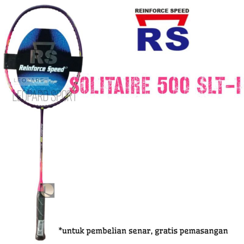 Raket Badminton RS SOLITAIRE 500 SLT-I Purple/Pink / Raket RS