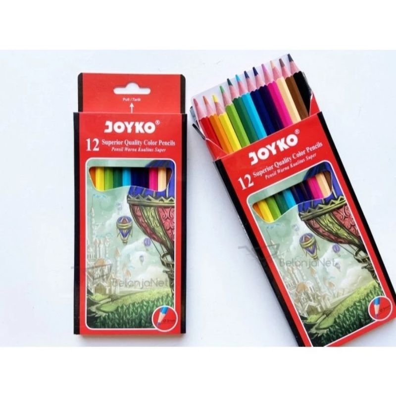 

Joyko : pensil warna joyko CP-100 isi 12pcs warna