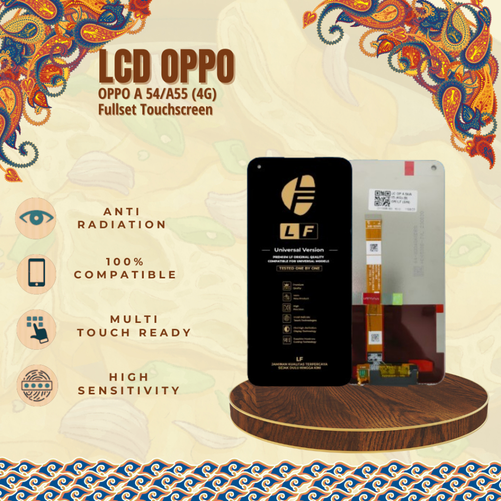 LCD OPPO A 54/A 55 Fullset Touchscreen - Ori LF