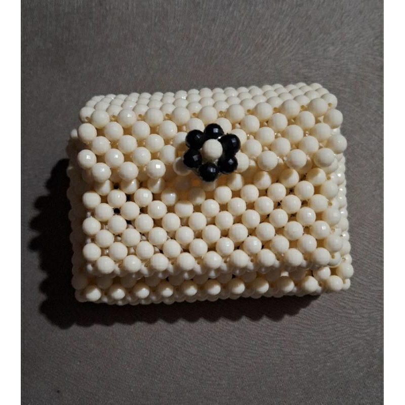 

Tas Manik manik // 2 in 1 Dompet kartu // tali tas polosan