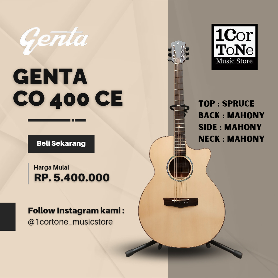 Gitar Akustik GENTA CO 400 CE