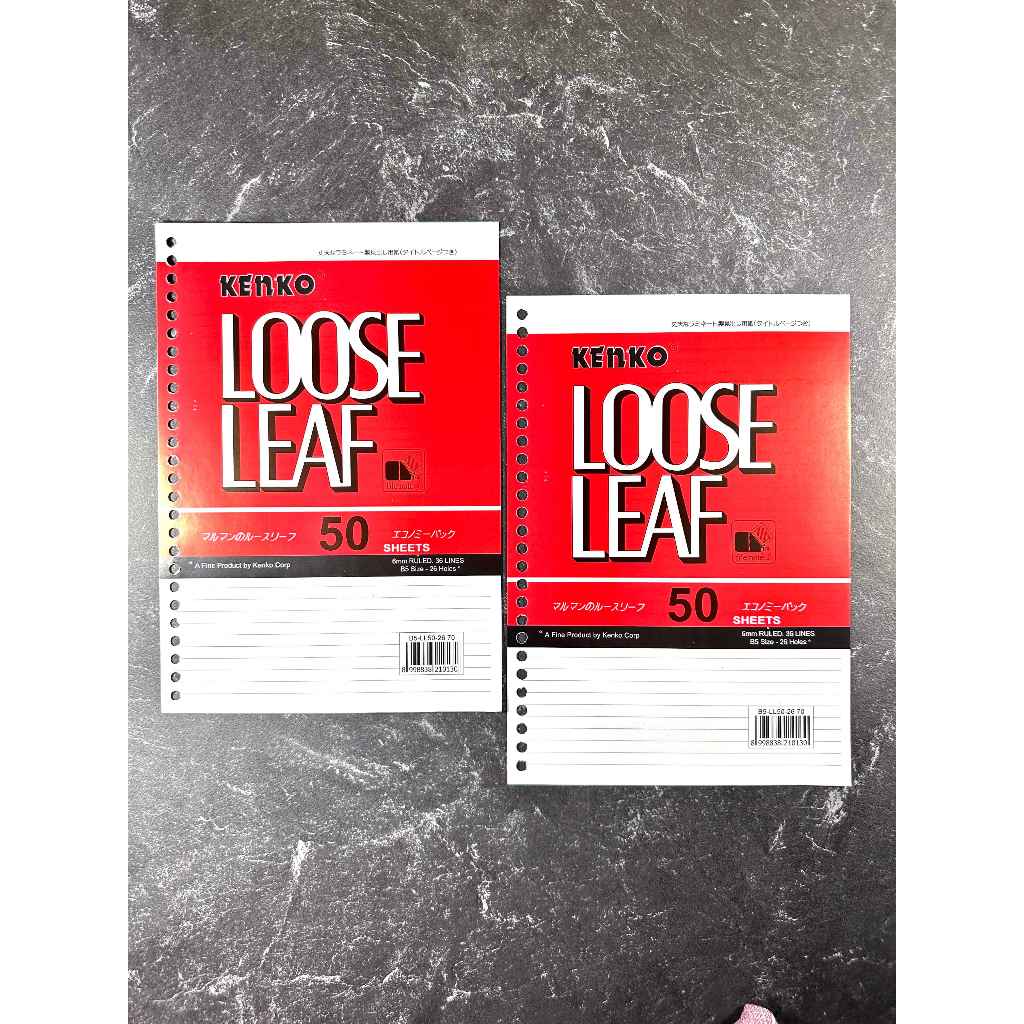 

Loose Leaf Kenko 2670 Ukuran B5 Isi 50 Lembar / Loose Leaf B5-LL 50-2670