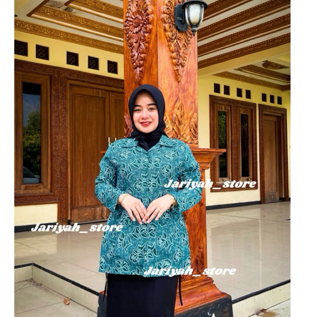 SERAGAM Batik PKK terbaru Baju  PKK terbaru  / Batik PKK terbaru / seragam pkk hijau tosca