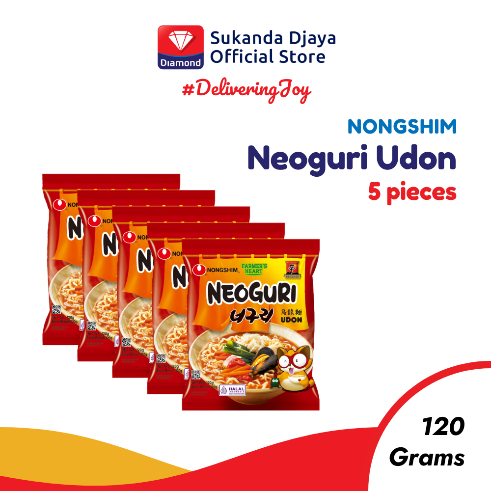 

Nongshim Mie Instan Neoguri Udon 120 Gr Multipack ISI 5