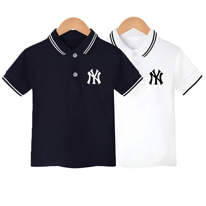 Kaos POLO Anak NY Baju Wangki Anak cowo cewe Atasan cod