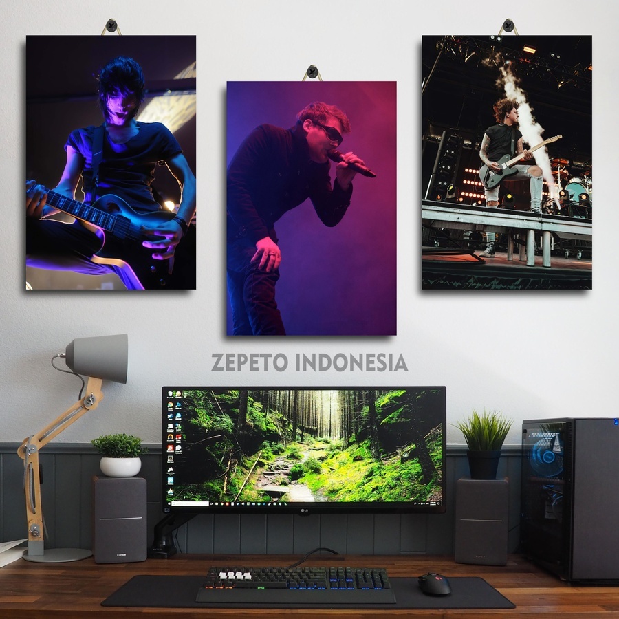 Poster Kamar Aesthetic Personil Band Asking Alexandria / Zepeto Indonesia / Poster Tembok /PBX|WGYFG