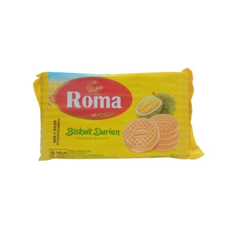 

Roma Biskuit Rasa Durian 300gr