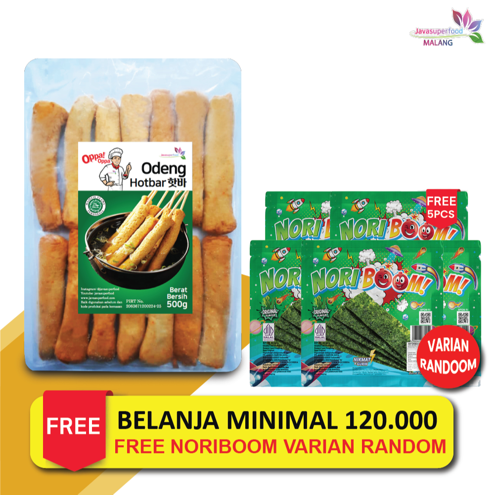 

Oppa Odeng Oden Hotbar Eomuk Korea Fish Cake 500g Halal