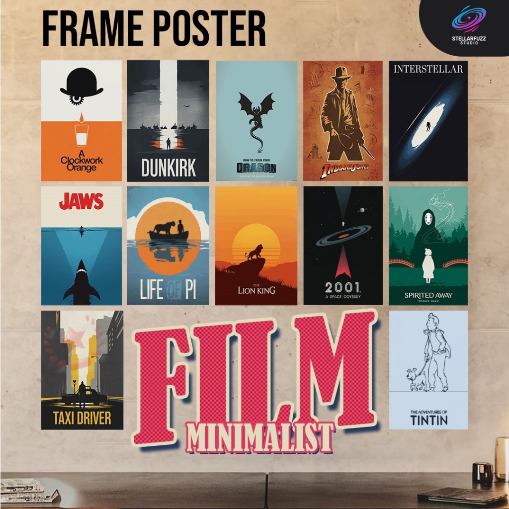 POSTER FRAME+FILM POSTER+SIZE VARIATION.