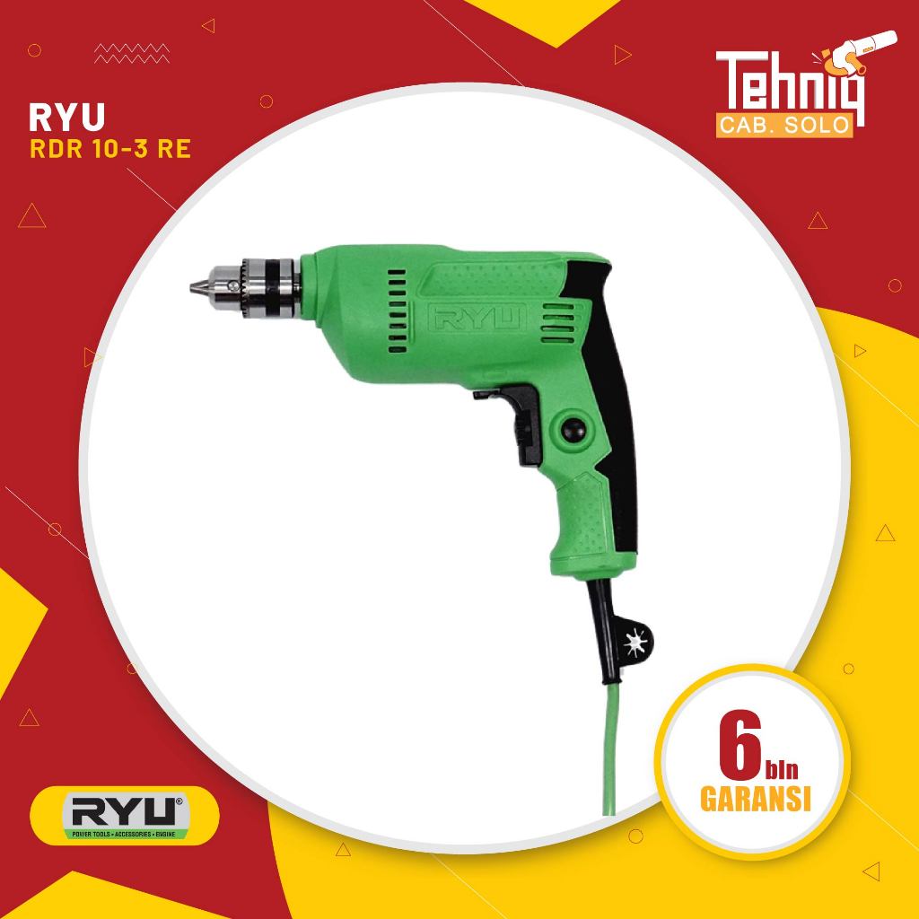 Mesin bor listrik RYU RDR 10-3 RE mesin bor 10mm RYU BOR LISTRIK