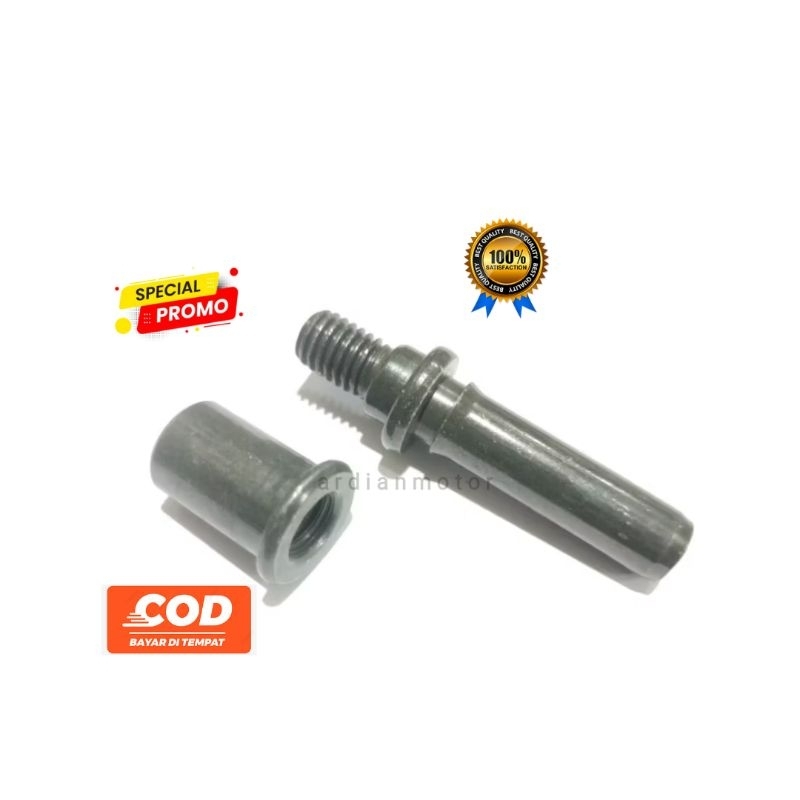 Baut Tahanan Kaliper + Mur / Baut Tahanan Dispad / Baut Tahanan Kalifer Rem Cakram Honda