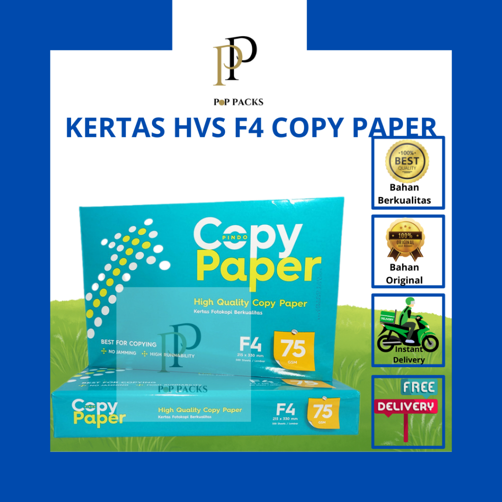 

Kertas HVS F4 75gr Copy Paper! GROSIR MURAH!!