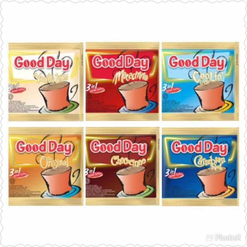 

PROMO TERMURAH Kopi GOOD DAY coffee sachet 20g renceng vanilla latte moccacino choccocino