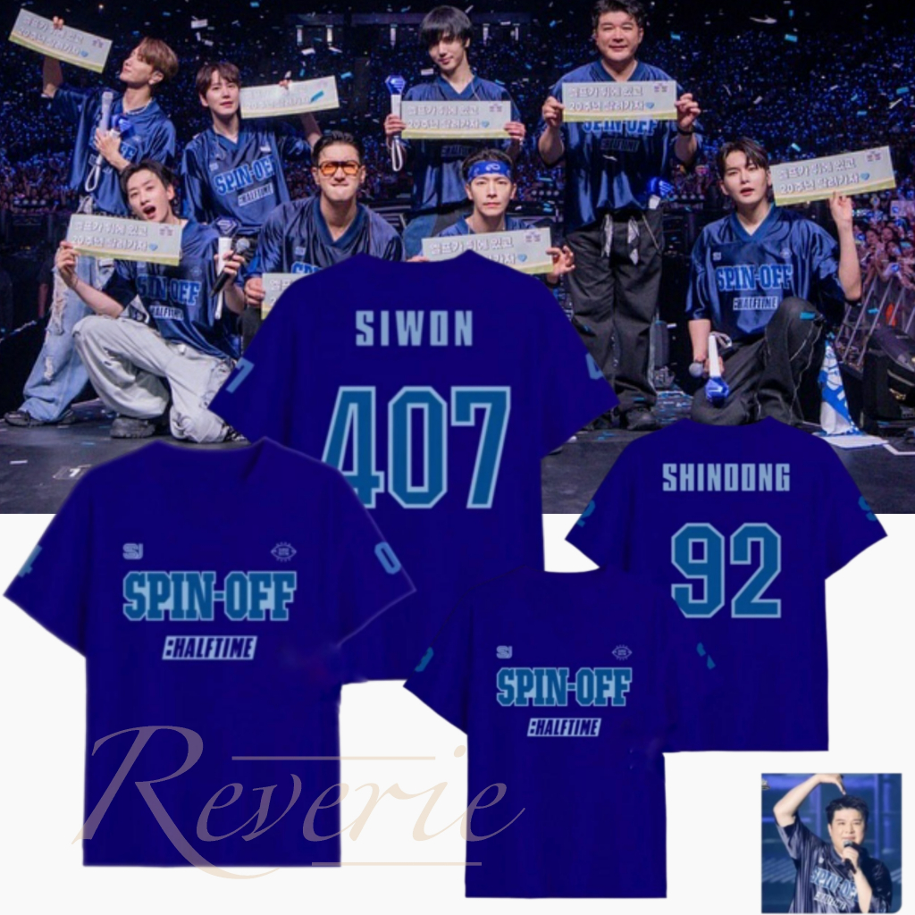 BAJU KAOS MEMBER SUPERJUNIOR ASIA TOUR 2024 TSHIRT KONSER ELF NOBAR SUJU SUPER JUNIOR SPIN-OFF HALFT