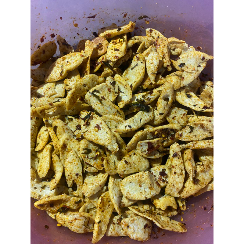 

[OTAK-OTAK KRISPY] otak otak ikan pedas daun jeruk 1kg