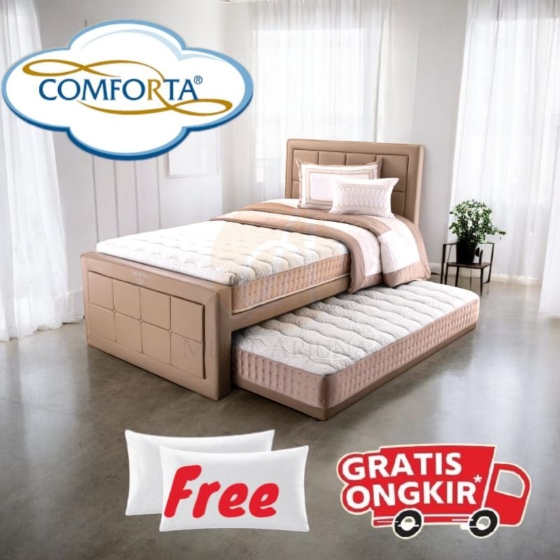 Set springbed comforta sorong 90 100 120 140 comfort duo Promo Murah Laris
