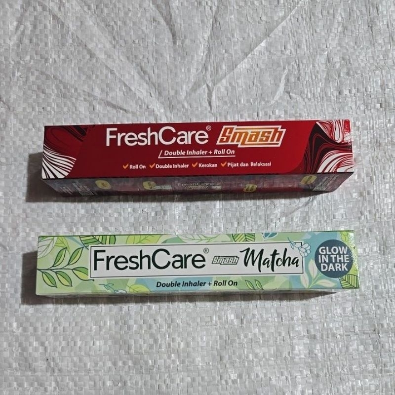 Freshcare smash matcha double inhealer + roll on 8ml ( KEROK )