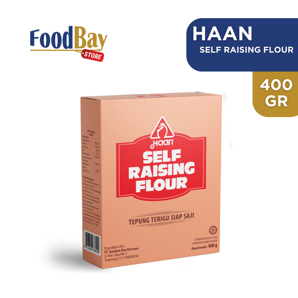 

HAAN Self Raising Flour / Tepung Serbaguna 400 Gr