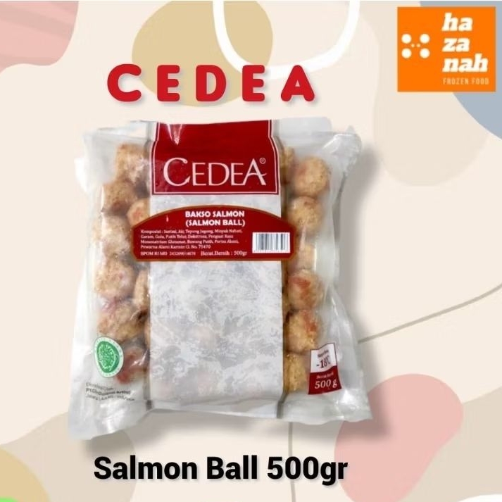 

Cedea Salmon Ball/Baso Salmon 500gr