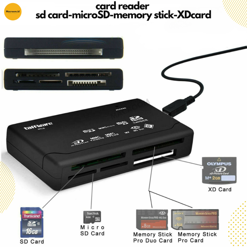 Card Reader XD SD MICRO MMC MS SDHC CF MS Adapter