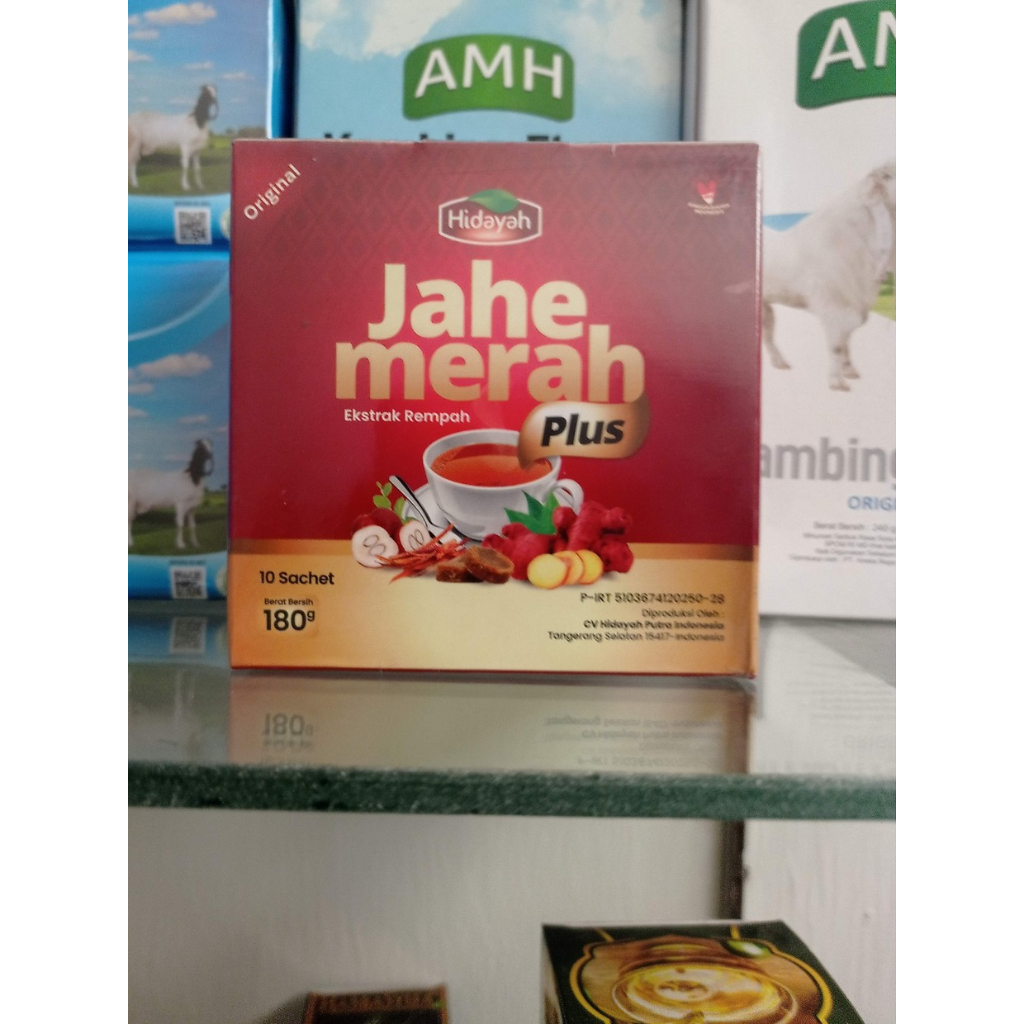 

tY_ Jahe Merah Hidayah Minuman Instan Serbuk Jahe Merah box