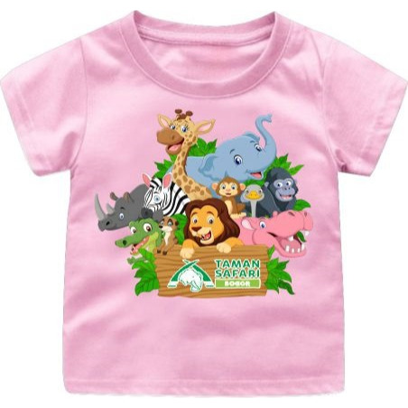 Baju kaos Atasan Taman Safari Bogor Anak Cowok/Cewek 1-12TAHUN/REMAJA/DEWASA S-7XL FBAdw