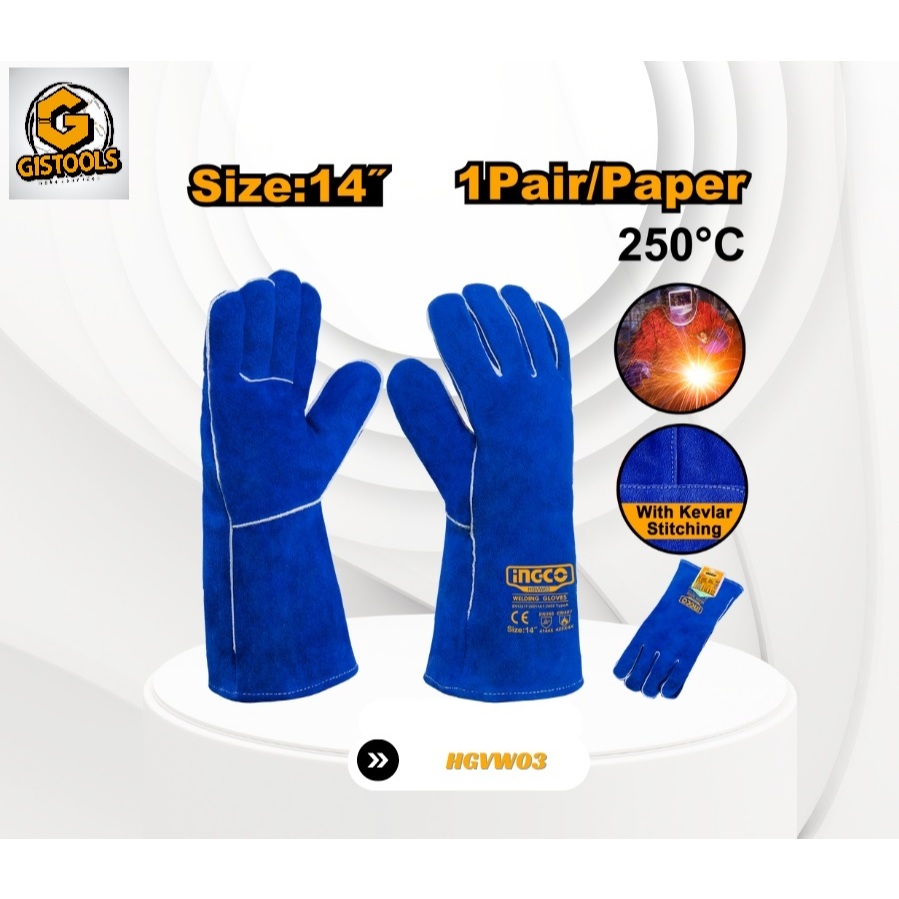 Welding Gloves INGCO HGVW03 Sarung Tangan Las
