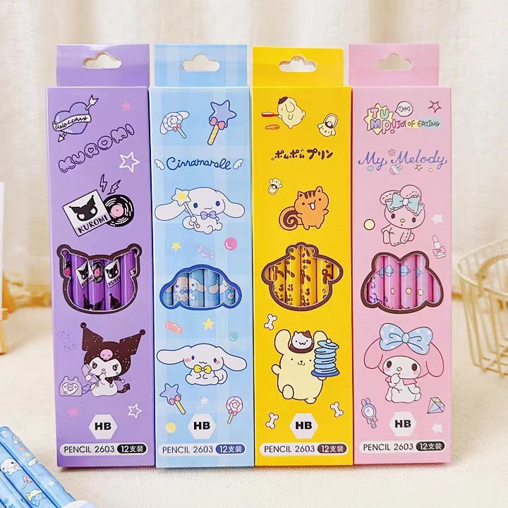 

pk14712 pcs pensil serut motif kuromimelody cinamoroll terbarukekibian virall