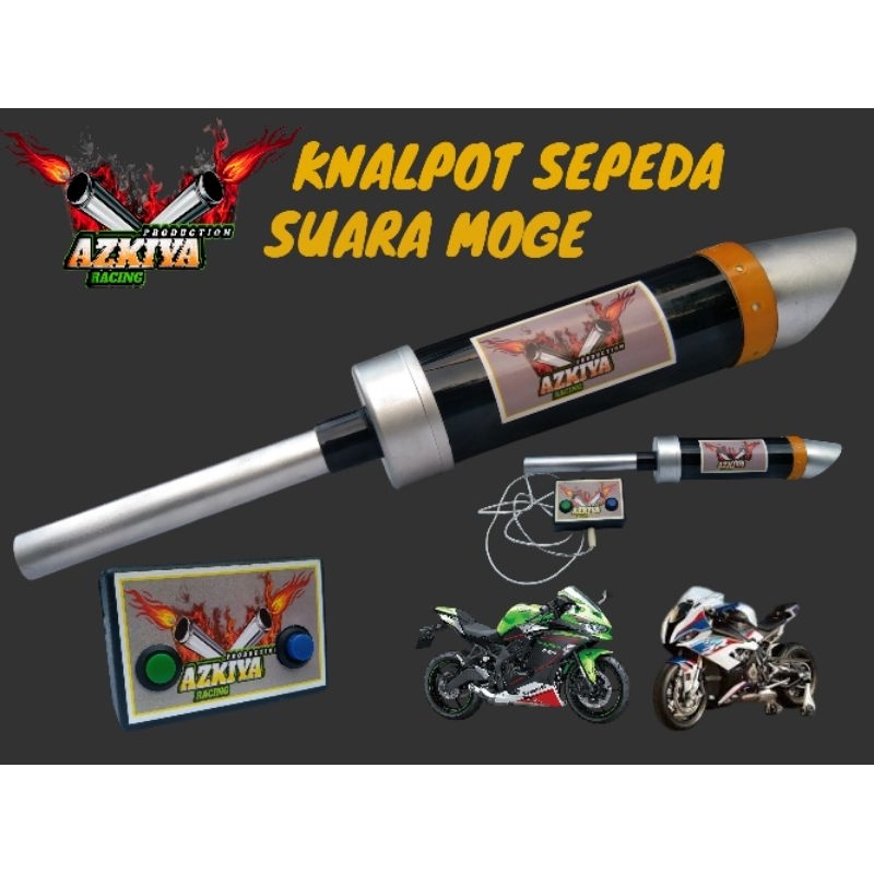 KNALPOT SEPEDA SUARA MOGE 2 MODE
