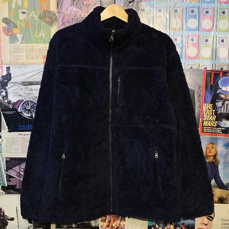 Jacket Sherpa Fleece UNIQLO Second Original