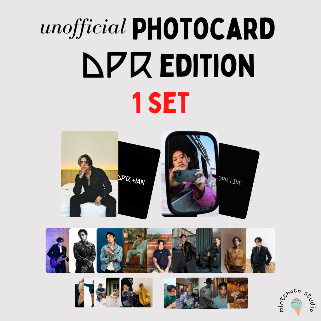 1 SET Unofficial Premium Photocard DPR Edition - DPR IAN DPR LIVE